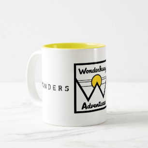 Tasse 2 Couleurs Wonderhussy Adventures Sunny Mountain Logo