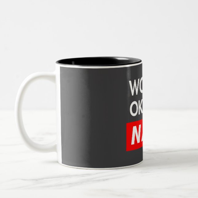 Tasse 2 Couleurs Worlds okayest Nash (Gauche)