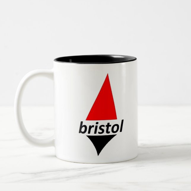 Tasse 2 Couleurs Yachts de Bristol (Gauche)