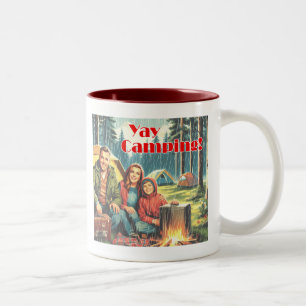 Tasse 2 Couleurs Yay Camping Dans La Pluie