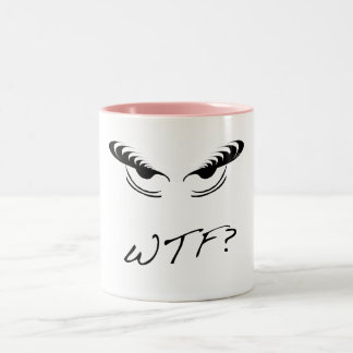 Tasse 2 Couleurs Yeux fâchés - WTF ?