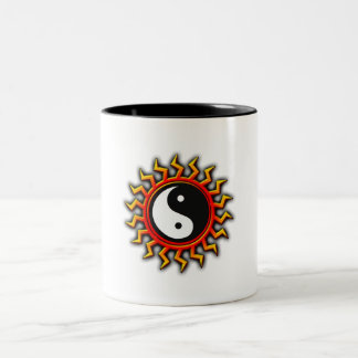 Tasse 2 Couleurs Yin Yang Soleil équilibré