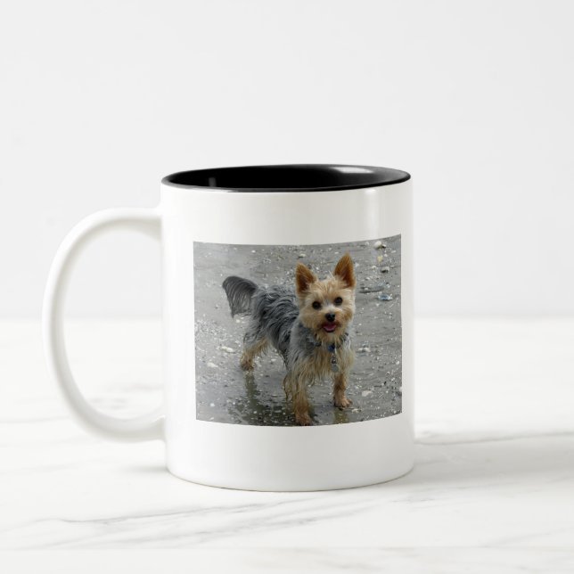 Tasse 2 Couleurs Yorkie (Gauche)