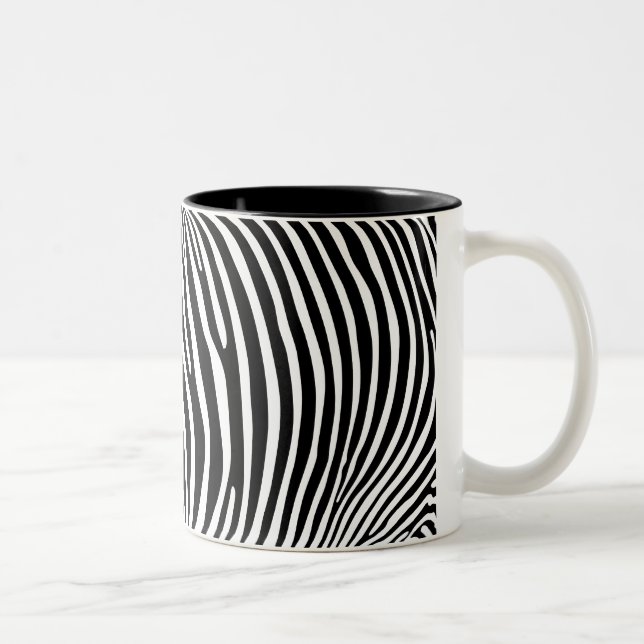 Tasse 2 Couleurs Zebra Animalprint (Droit)