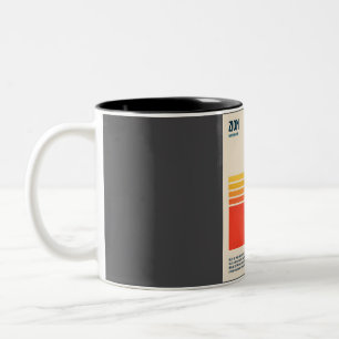 Tasse 2 Couleurs Zion National Park Retro Travel Art