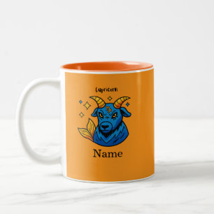 Tasse 2 Couleurs Zodiaque Mystique Capricorne Bouc de Mer Astrologi