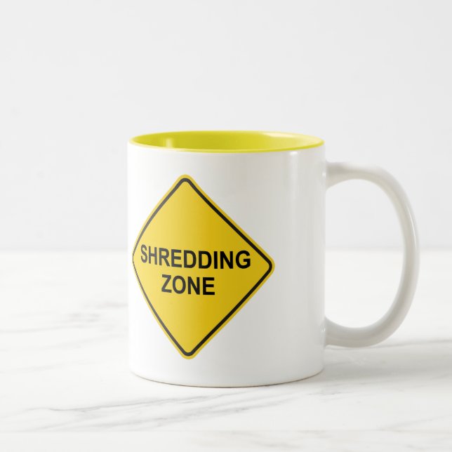 Tasse 2 Couleurs Zone de déchiquetage (Droit)