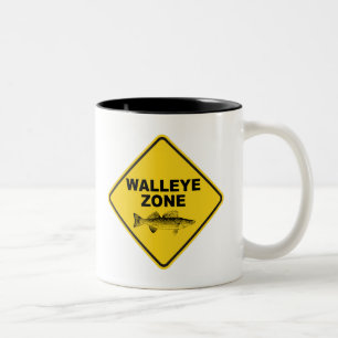 Tasse 2 Couleurs Zone de pêche Walleye