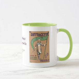 Tasse 2 de cadeau de magazine de la suffragette