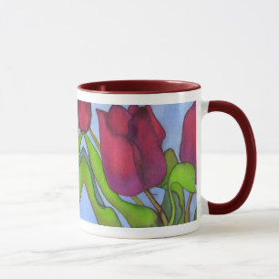 Tasse 2 de tulipes