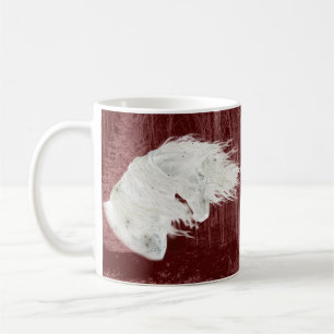 Tasse 2 faces Cheval Frison de la Merveilleuse Hiv