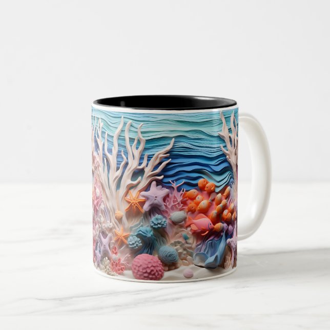 Tasse 2 Farben Under the sea Mug, Ocean Vibes Dr. (VorderseiteRechts)