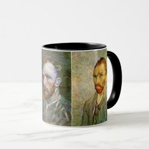 Tasse 3 différentes peintures de portrait de Van Gogh