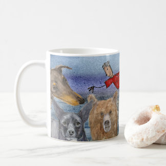 Tasse #3 Joanna fliegt über Tiere