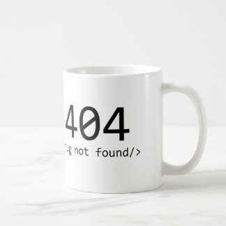 Tasse 404 non trouvée