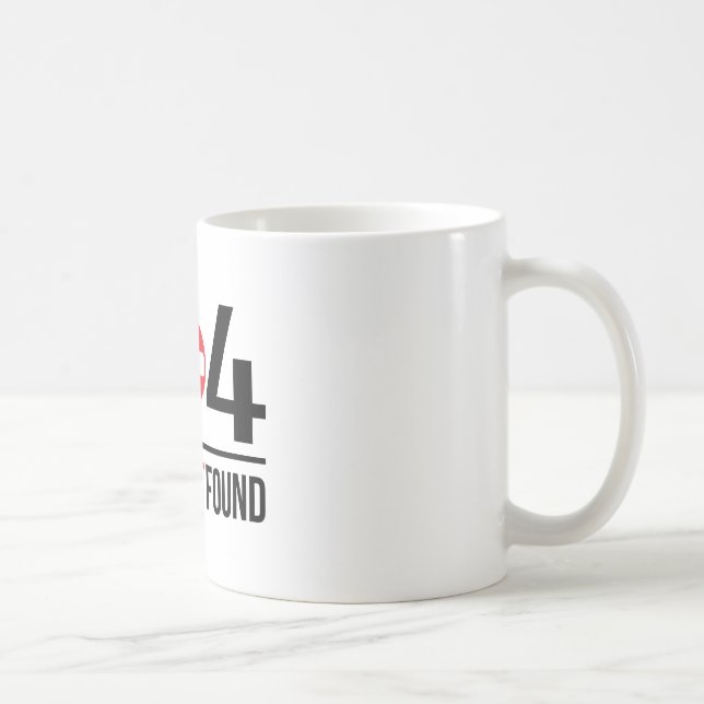 Tasse 404 non trouvée (Droite)