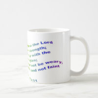 Tasse : 40:31 d'Isaïe