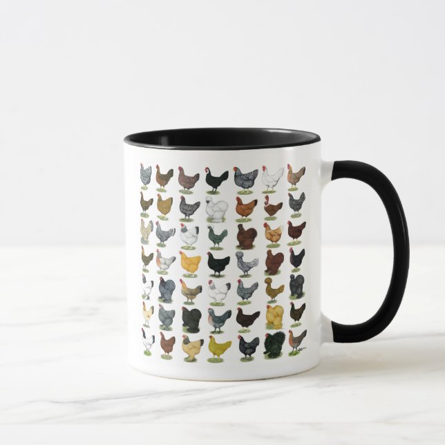 Tasse 49 poules de poulet (Droite)
