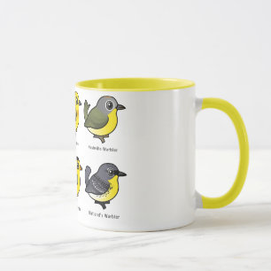 Tasse 6 fauvettes de Birdorable
