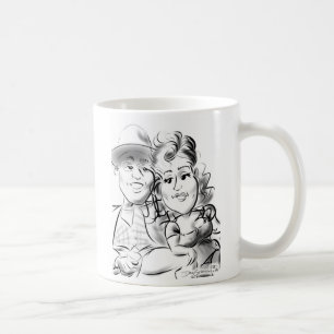 Tasse 8/21/11a de caricature de mariage