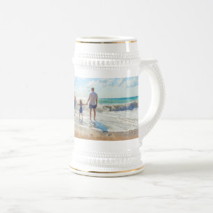 Tasse à bière personnalisée avec votre photo Cadea