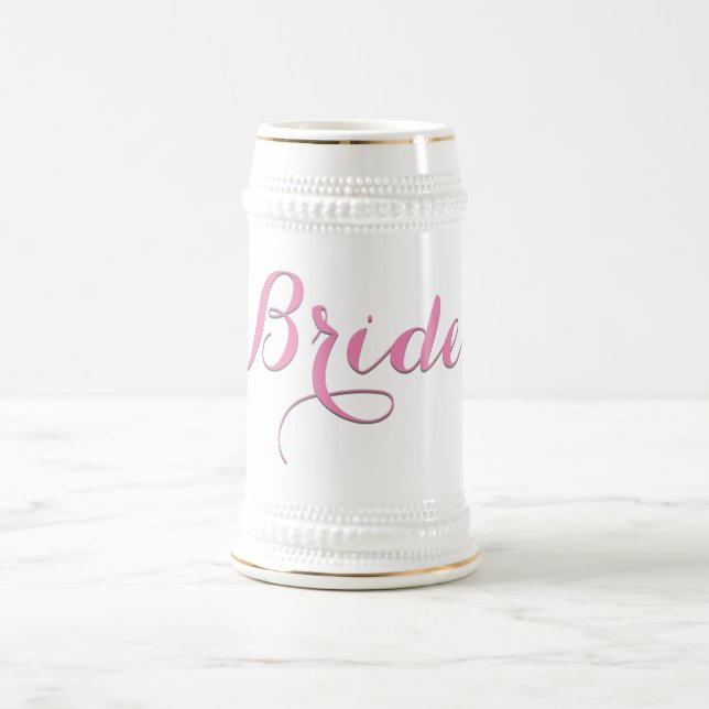 Tasse à bière pour la mariée, Cadeau de témoin pou (Centre)