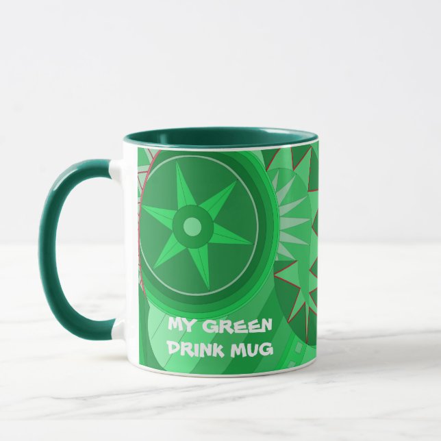 TASSE À BOISSON VERTE (Gauche)
