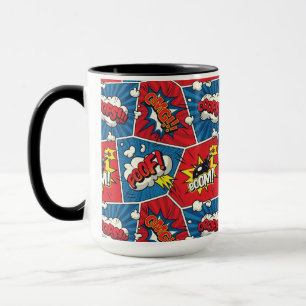 Tasse à bulle de dialogue de bande dessinée