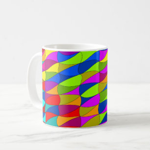 Tasse à café à motif confus Flowerpower
