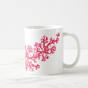 Tasse à café à motif de corail