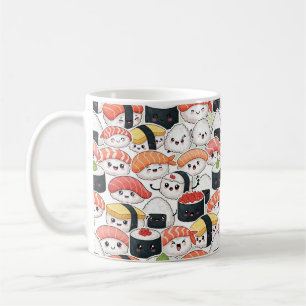 Tasse à café à motif de sushi Kawaii mignon Amus