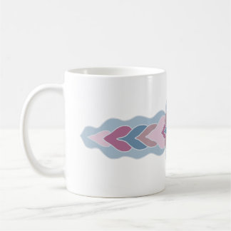 Tasse à café à motif folklorique pastel