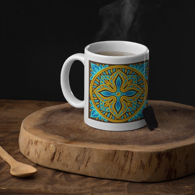 Tasse à café à motif marocain (Créateur téléchargé)