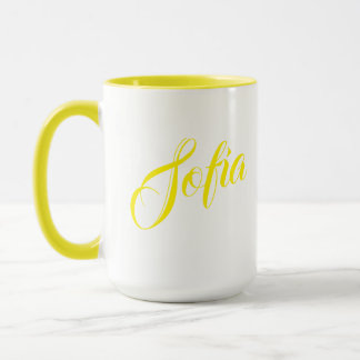Tasse à café à nom personnalisé