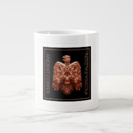 Tasse à café Ancien Falcon en cuivre de Peoria res