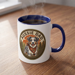 Tasse à café Aussie Dad Cadeau pour Berger Austr