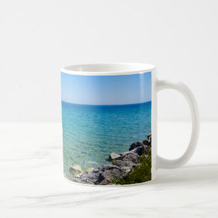 Tasse à café aux belles couleurs du lac Huron