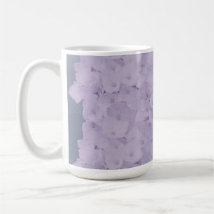 Tasse à café aux hortensias lavande