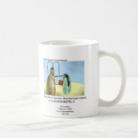 Tasse à café avec dessin humoristique piège à cafa