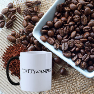 Tasse à café avec l'expression sudiste "Cattywampu