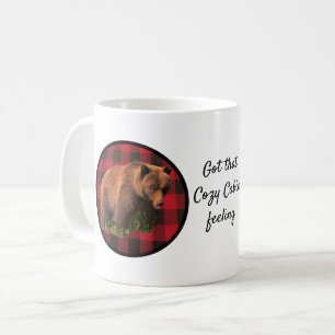 Tasse à café avec motif animalier de plaid de Buff