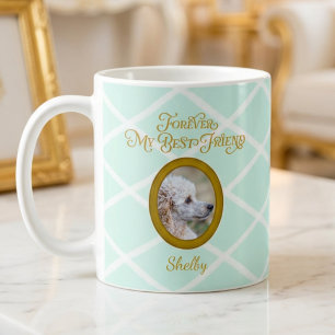 Tasse à café avec photo de caniche – À jamais mon 