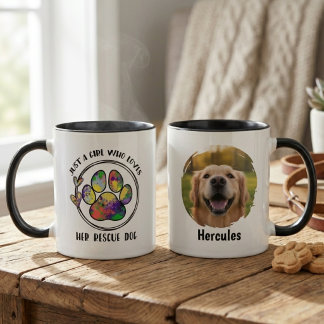Tasse à café avec photo de l'animal de compagnie –