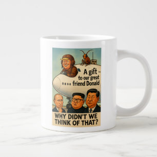 Tasse à café avec Trump en avion depuis le Qatar.