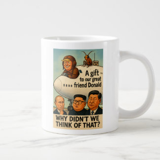Tasse à café avec Trump en avion depuis le Qatar.