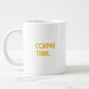 Tasse à café blanche minimale   Design simple et é