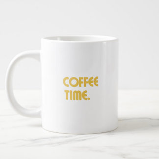 Tasse à café blanche minimale | Design simple et é