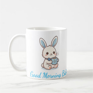 Tasse à café Bonjour Bobo Bunny - Mignon Kawaii 