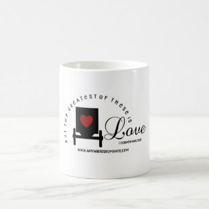 Tasse à café buggy Amish avec verset de la Bible