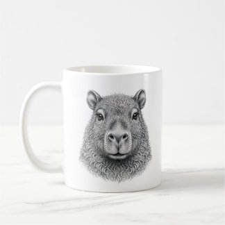 Tasse à café Capybara majestueux